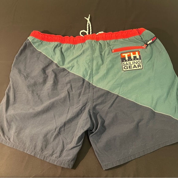 Tommy Hillfiger Vintage 90s Sailing Colorblock Swim Trunks, Men’s XL - Picture 2 of 9